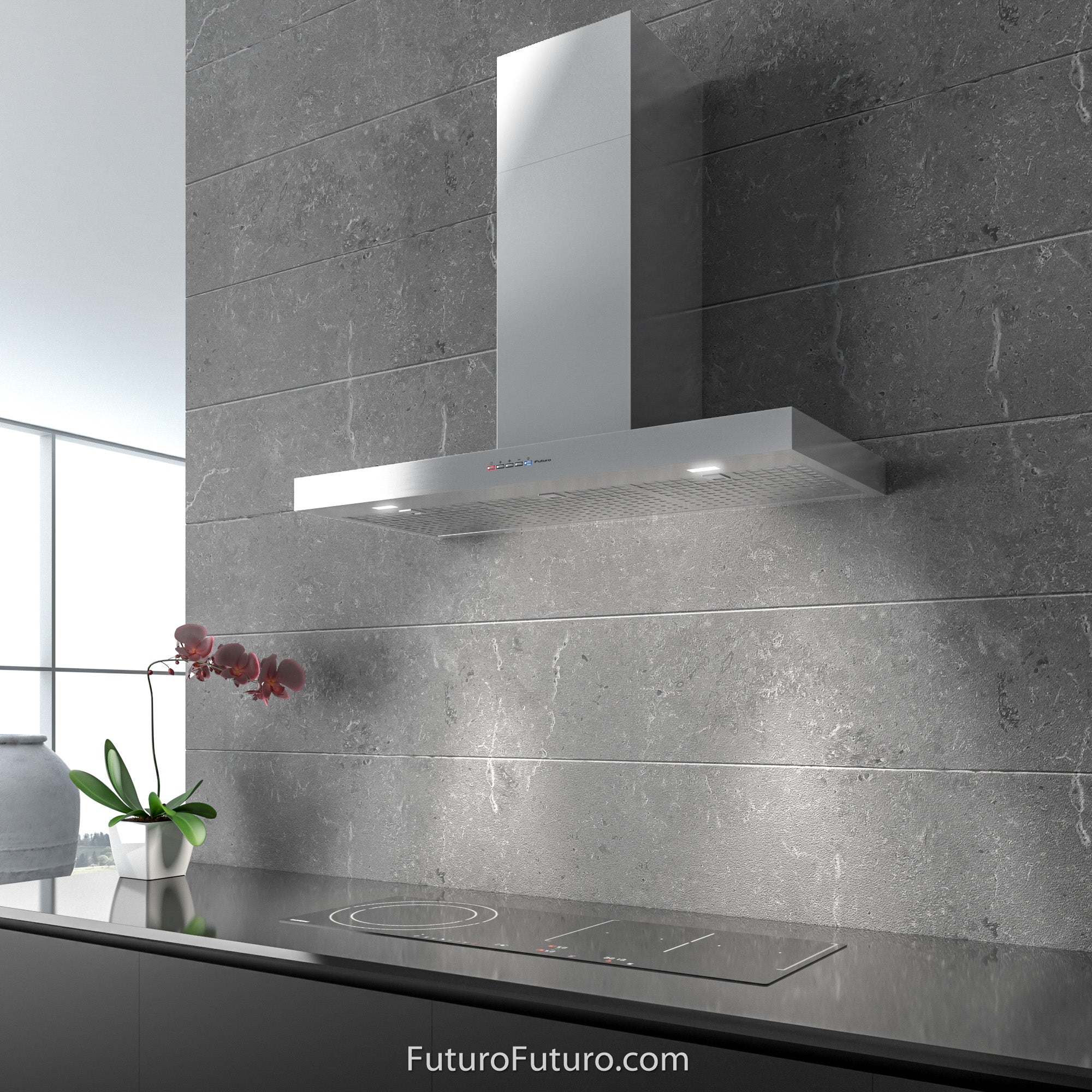 Futuro Positano 36 in. 940 CFM Stainless Steel Wall Mount Range Hood | WL36POSITANO
