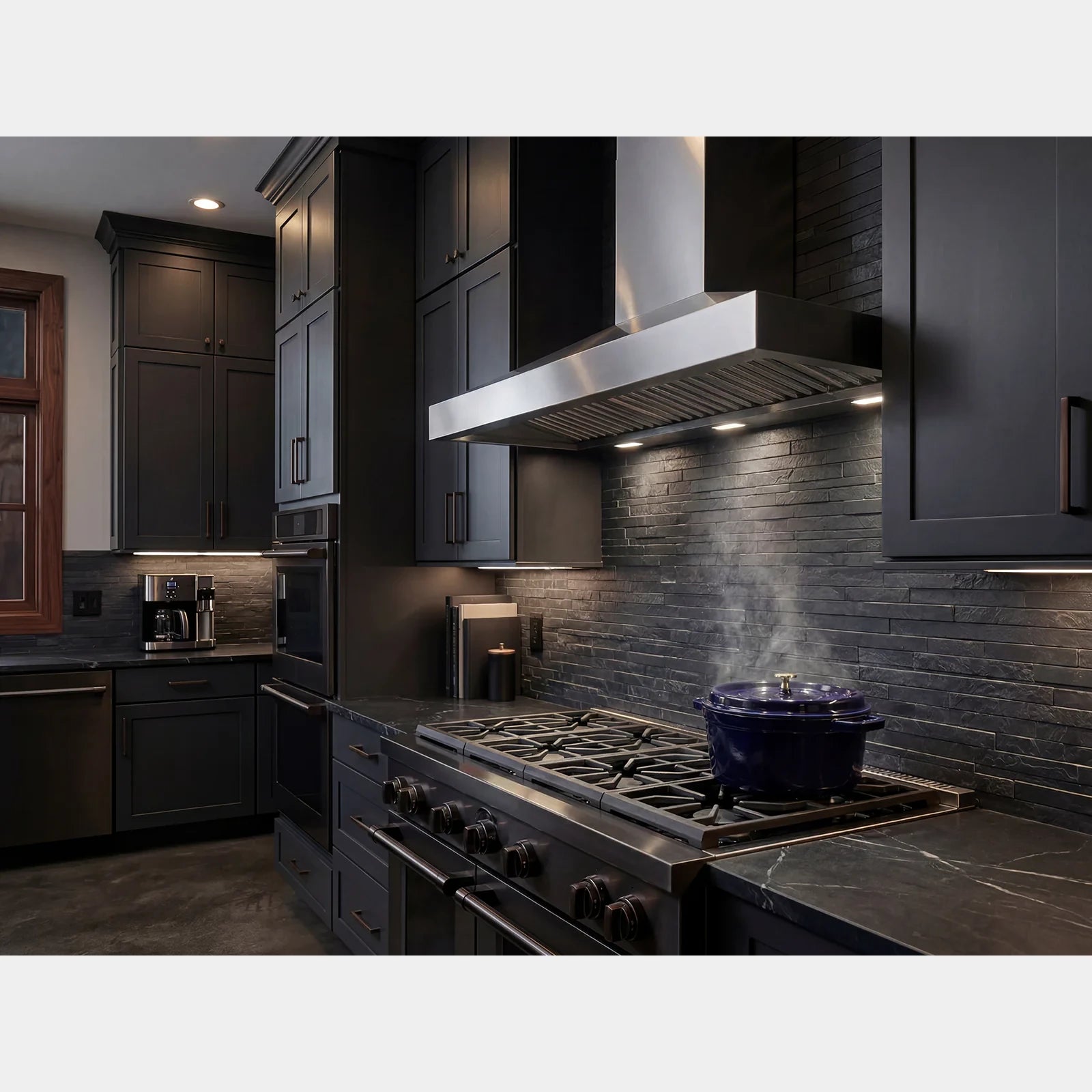 VICTORY Twister 42 in. 750 CFM Stainless Steel Wall Mount Range Hood | TWISTER-42