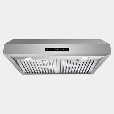 Cosmo Haven 30 in. 380 CFM Stainless Steel Under-Cabinet Range Hood, Touch Controls | UMC30