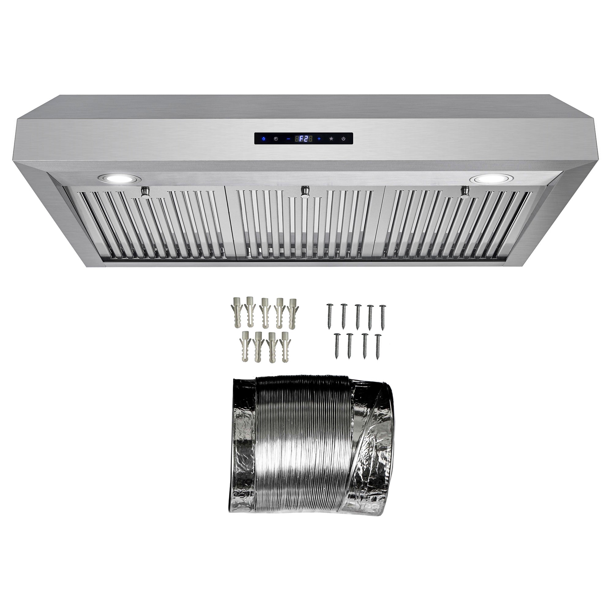 Cosmo Haven 36 in. 380 CFM Stainless Steel Under-Cabinet Range Hood, Touch Controls | UMC36
