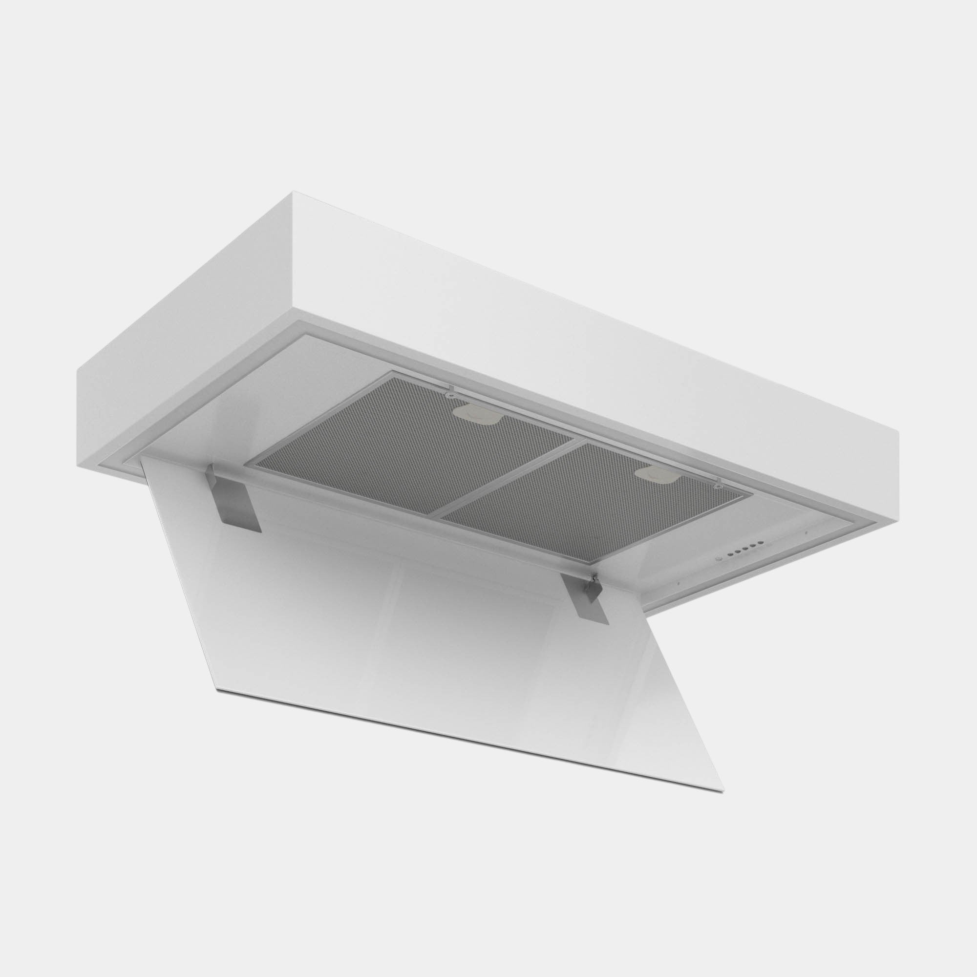 Futuro Trim 36 in. 940 CFM White Ceiling Mount Range Hood | IS36TRIM-WHT