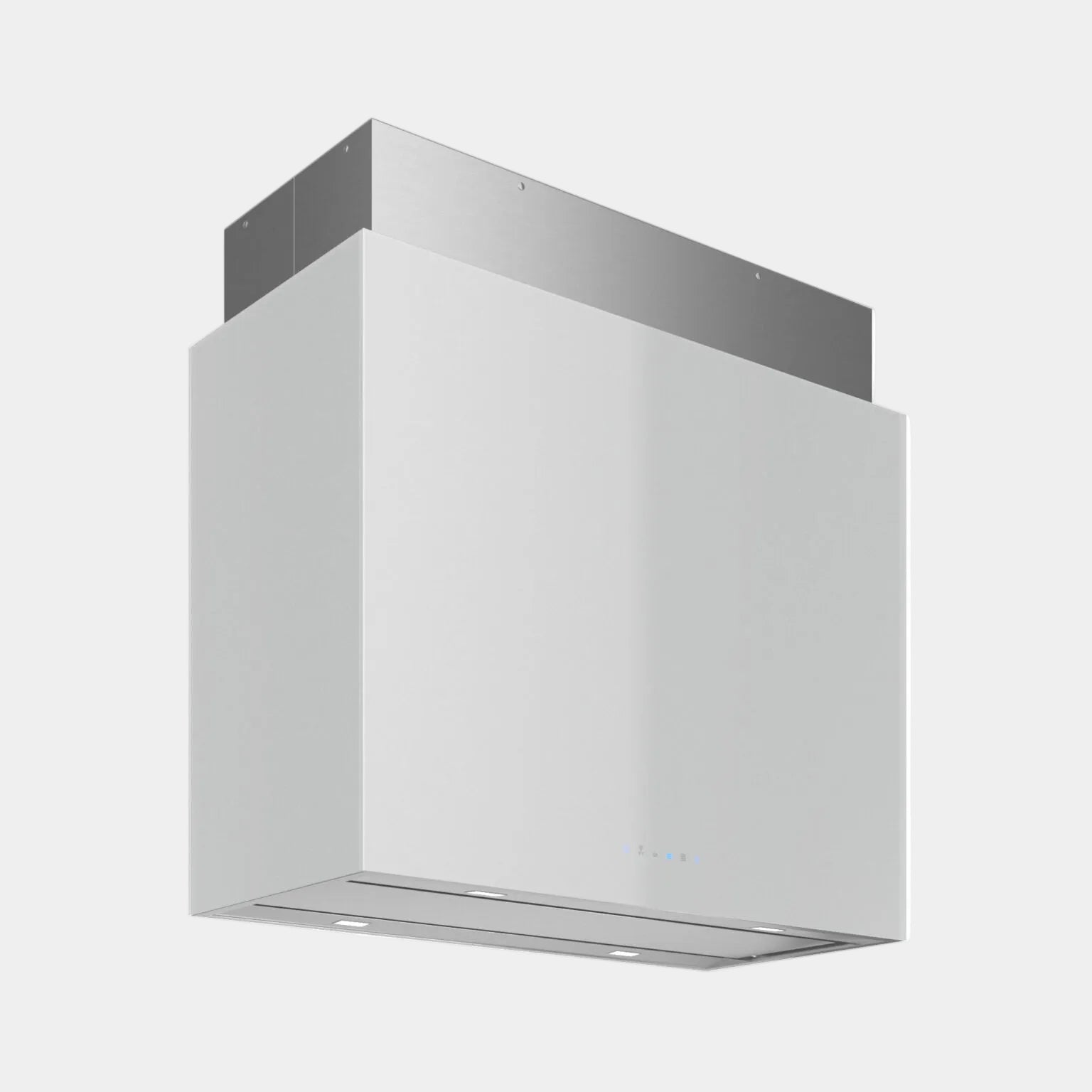 Futuro Lombardy 36 in. 940 CFM White Island Mount Range Hood | IS36LOMBARDY-WHT