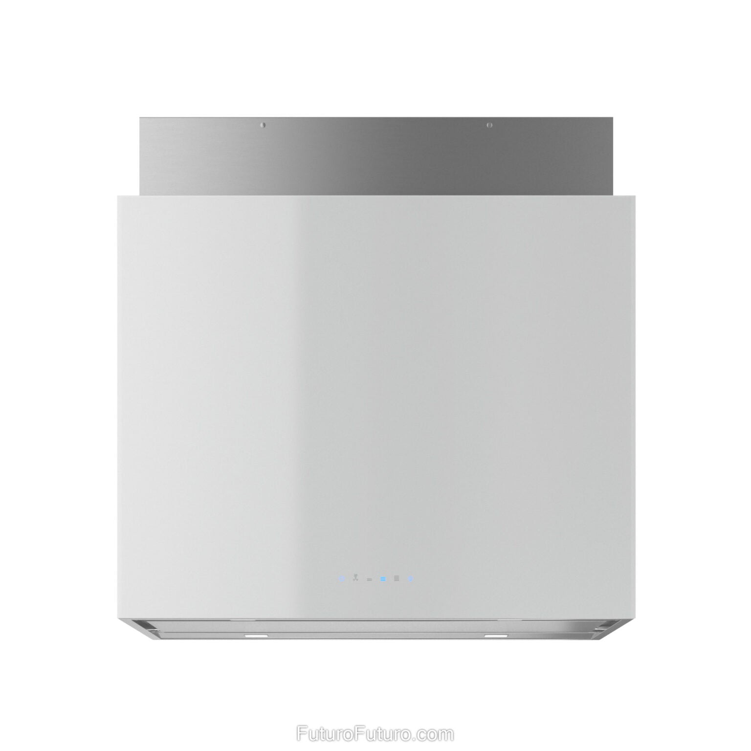 Futuro Lombardy 36 in. 940 CFM White Island Mount Range Hood | IS36LOMBARDY-WHT
