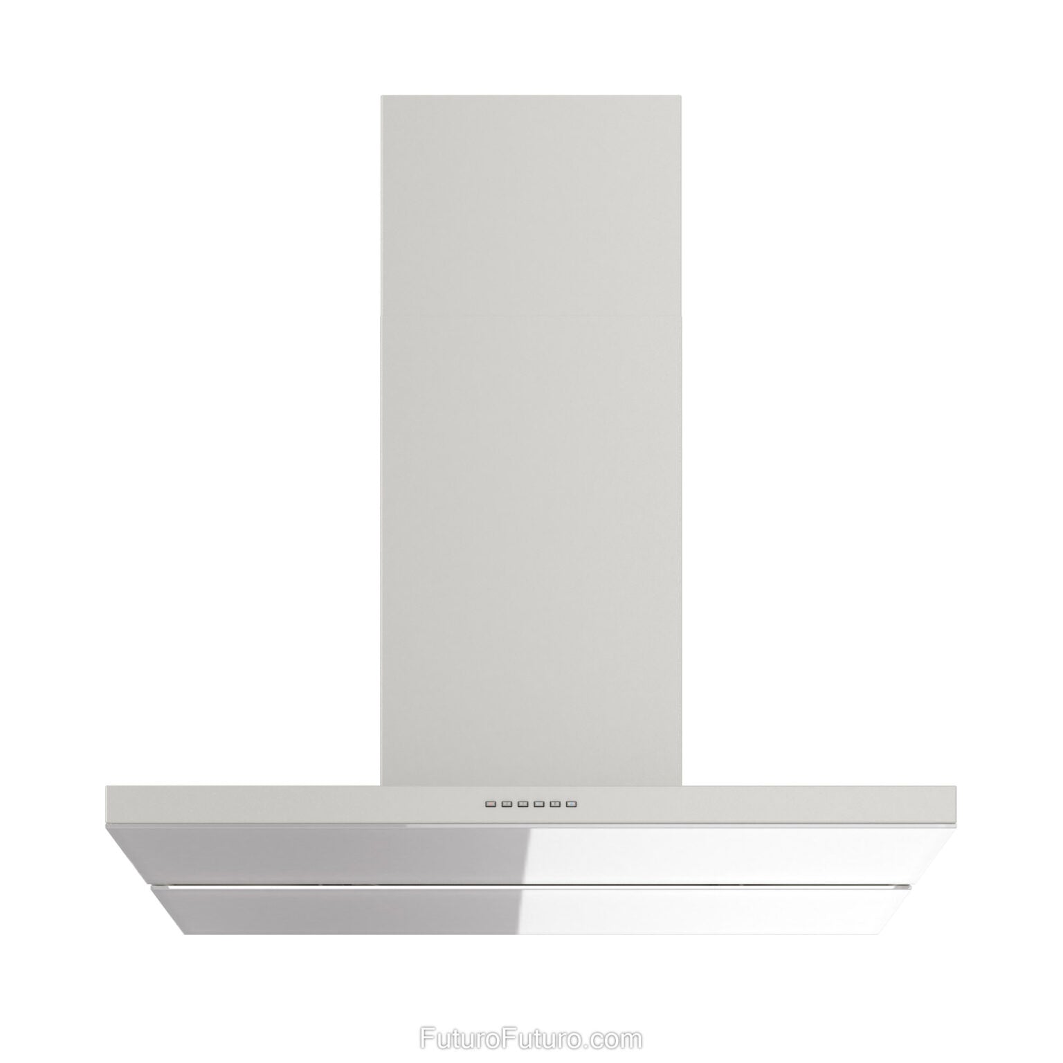 Futuro Viale 36 in. 940 CFM White Island Mount Range Hood | IS36VIALE-WHT