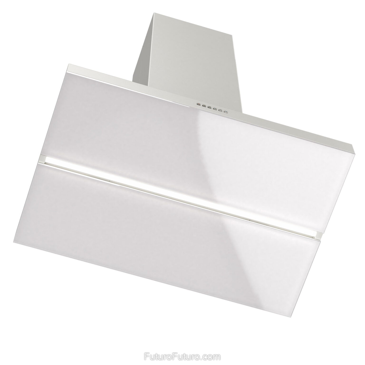 Futuro Viale 36 in. 940 CFM White Island Mount Range Hood | IS36VIALE-WHT