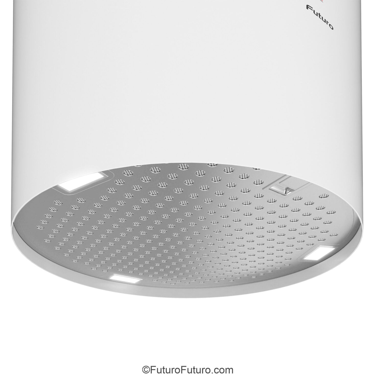 Futuro Jupiter 14 in. 940 CFM White Island Mount Range Hood | IS14JUPITER-WHT