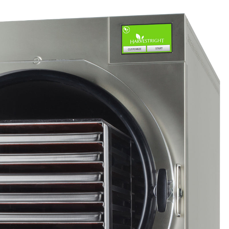 Harvest Right X-Large 7 Tray Stainless Steel Home Freeze Dryer with XL Premier Vacuum Pump and Mylar Starter Kit