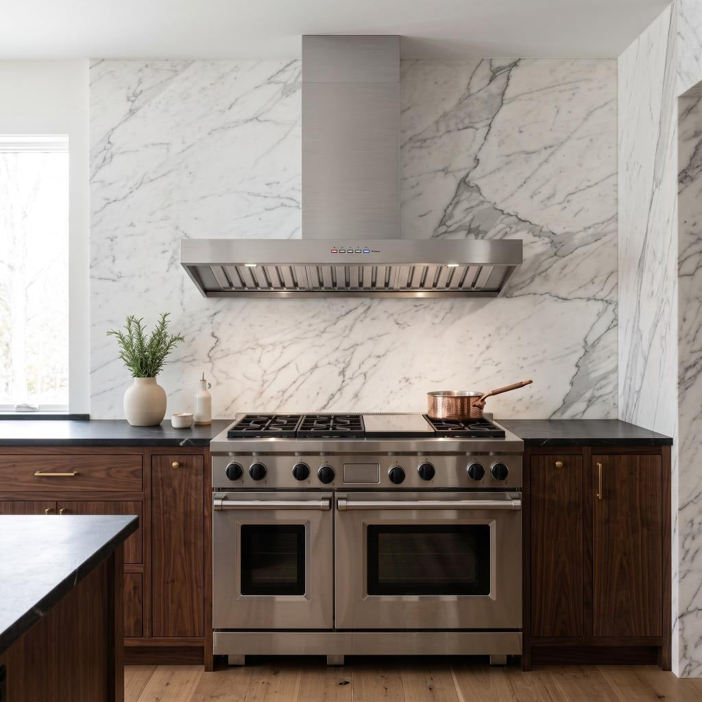 Futuro Marino 48 in. 940 CFM Stainless Steel Wall Mount Range Hood | WL48MARINO