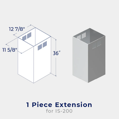 Hauslane Chimney Extension for IS-200 | CHE006