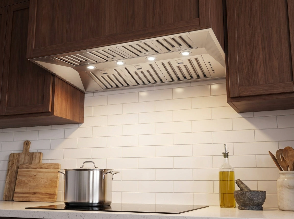 Forno Altilia 60 in. 1200 CFM Stainless Steel Insert Range Hood with LED Lighting | FRHRE5337-60