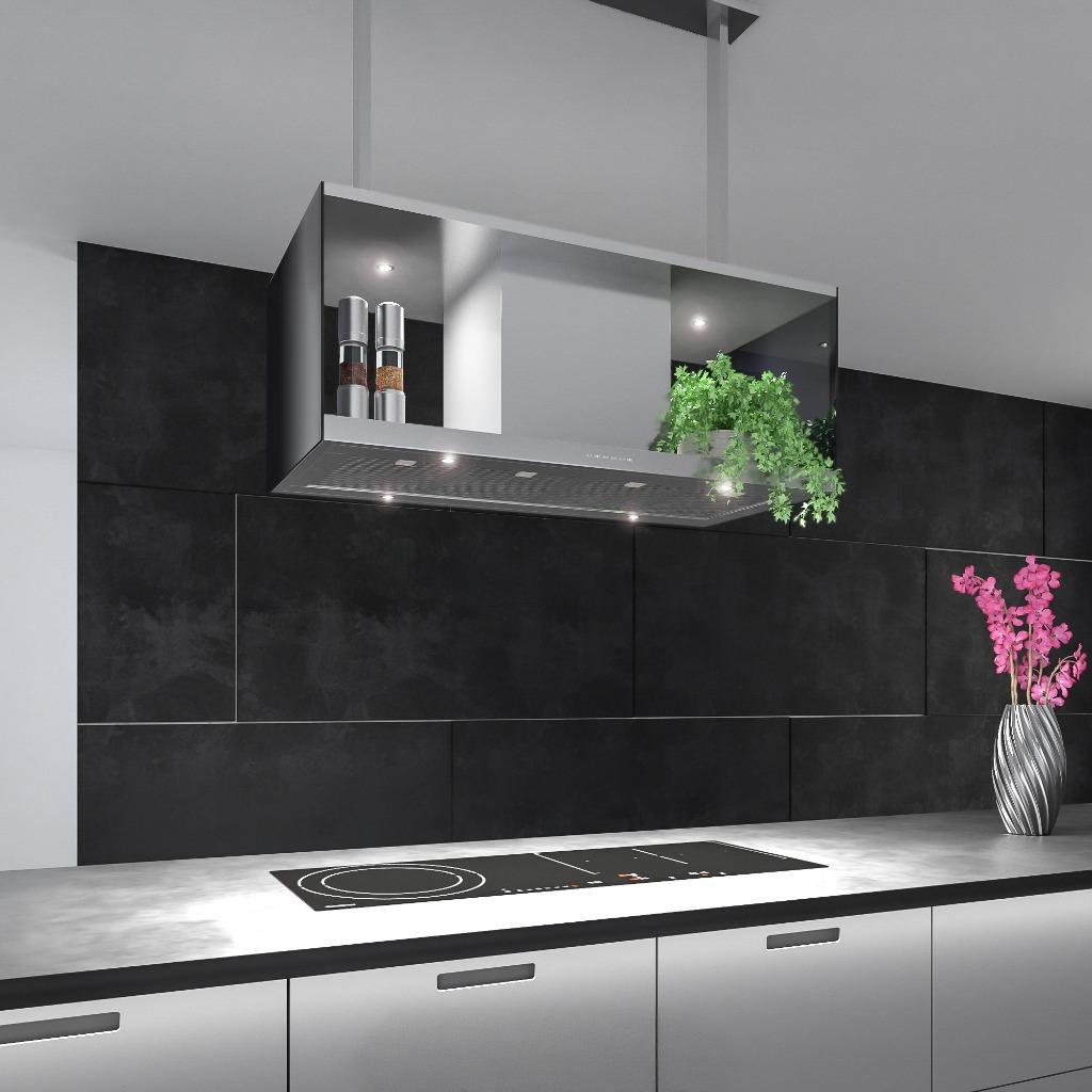 Futuro Recano 48 in. 940 CFM Stainless Steel Island Mount Range Hood | IS40RECANO