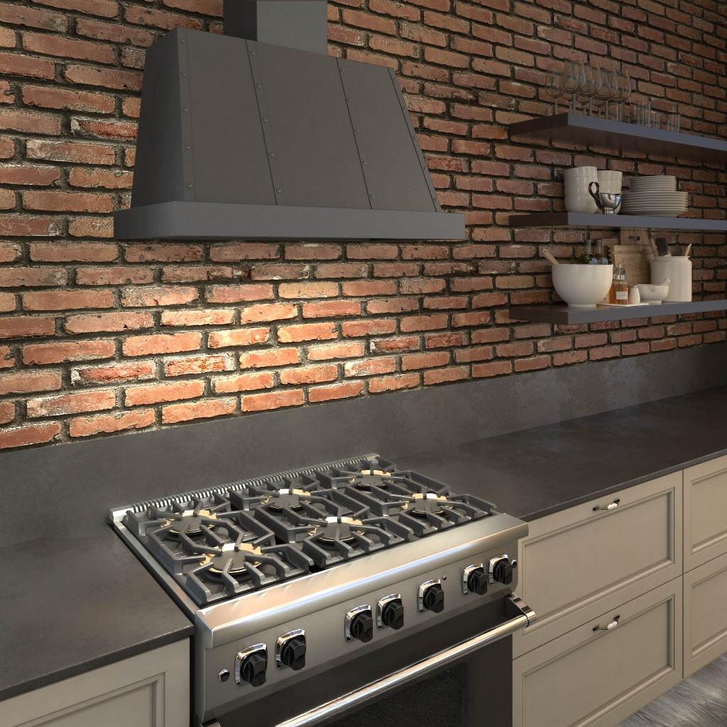 Futuro Fano 36 in. 940 CFM Black Wall Mount Range Hood | WL36FANO-GM